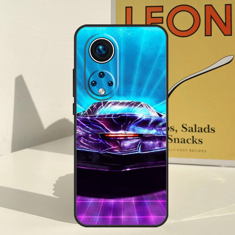 Knight Rider KITT Car Case For Honor Magic 7 5 6 Lite 200 Pro Honor 50 70 90 Lite X9b X9a X8b X8a X8 X9 X9c Cover