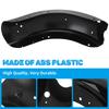 Motorcycle Black Rear Fender Mudguard Mud Guard Cover For Harley Touring Road King CVO Electra Glide Street Glide FLHR 2009-2020