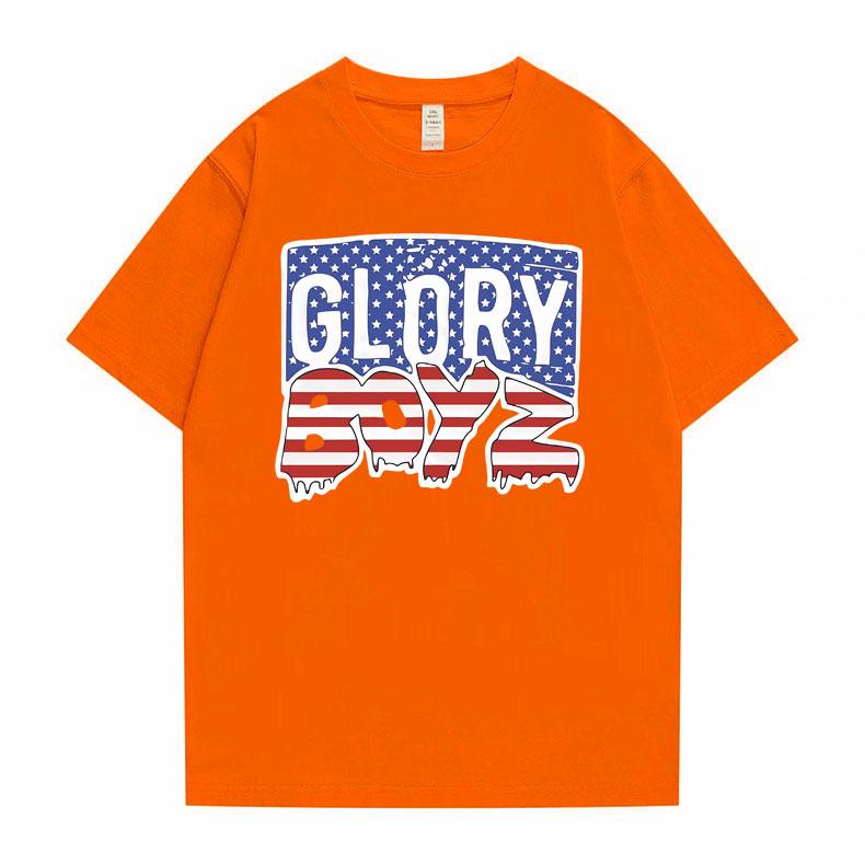 Rapper Chief Keef Glory Boyz T-Shirt Herren Damen Hip Hop Übergroßes T-Shirt Männlich Vintage Kurzarm Herren Lässige Lockere T-Shirts
