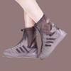 Unisex PVC Waterproof High-Top Non-Slip Shoe Covers for Travel