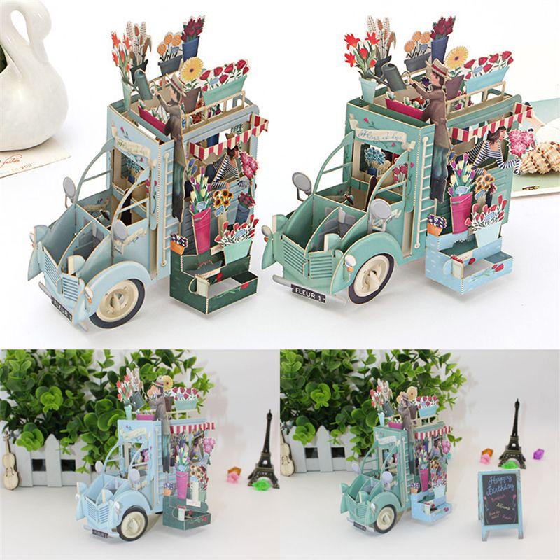 Mütter Schöne 3D Tageskarte Mama Besonderes Einzigartiges Geschenk Präsent Geburtstag Blumen