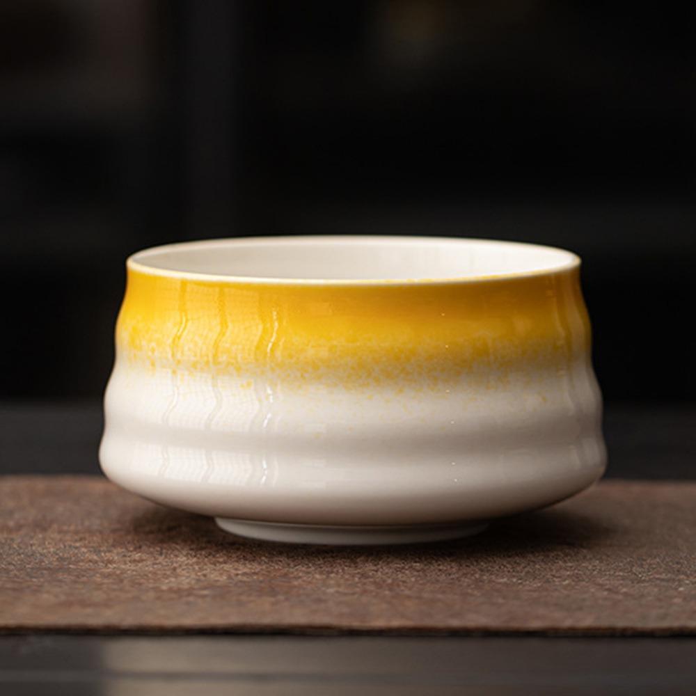 Smooth Tea Salad Soup Bowl Ceramic Green Tea Maker Cup Matcha Bowl  for Tea Set Accessories