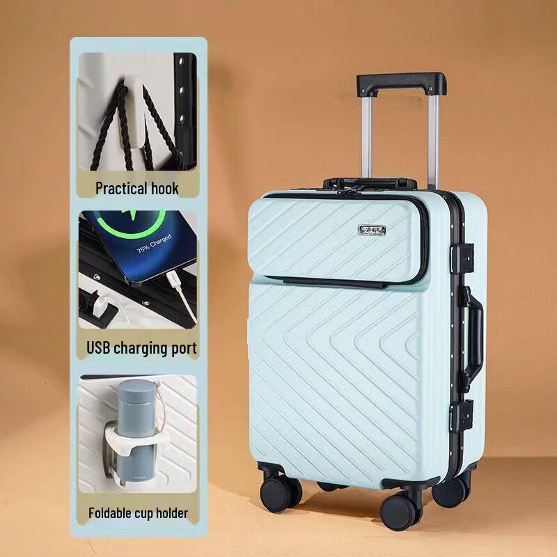 KANDEXS W-H01 Aluminum Frame Luggage 24 inch