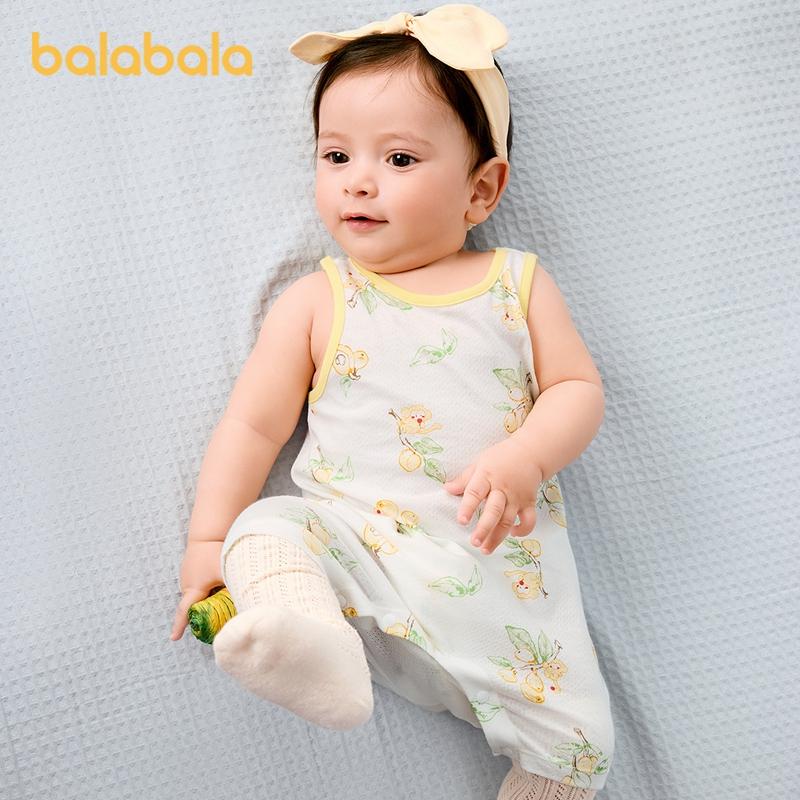 Balabala Newborn Clothes Baby Jumpsuit Ha Yi Crawling Suit