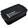 OSK Lunch Lunch with Silver Made In Dishwasher Box, Chime, Black, 900ml, Dividers, Stackable, Ion, Japan, Safe, CNT-900