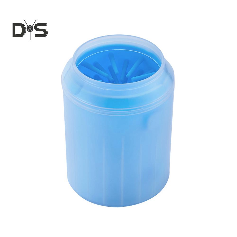 PUPPY TOWN Tragbare Katzen- und Hundepfotenwaschbürste aus Silikon, Fußreinigungswerkzeug für Haustiere