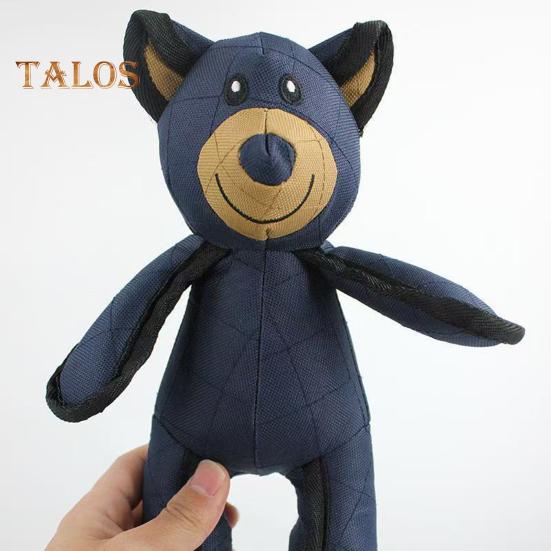 2 Pcs Unbreakable Bear Dog Toy for Aggressive Chewers Indestructible Stuffed Bear Pet Toy Interactive Squeaky Toy for Large Dogs