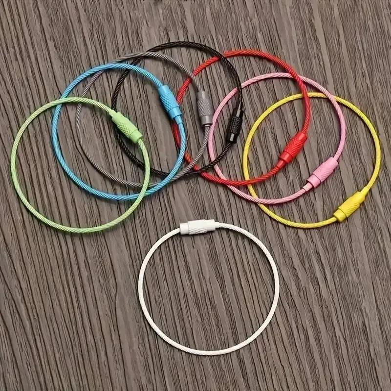 1 stk Fargerik Bagasjelappklemme i Rustfritt Stål Slitesterk og Enkel å Installere Perfekt for Reise og Daglig Bruk