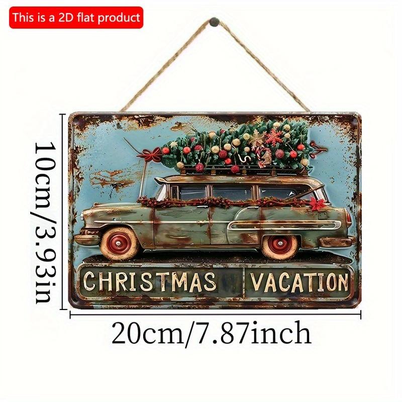 

2D плоский деревянный знак 30*20 см креативная декоративная роспись - винтажный деревянный знак декор, декоративная табличка и печать статуи, рождественские отпускные знаки 30*20cm