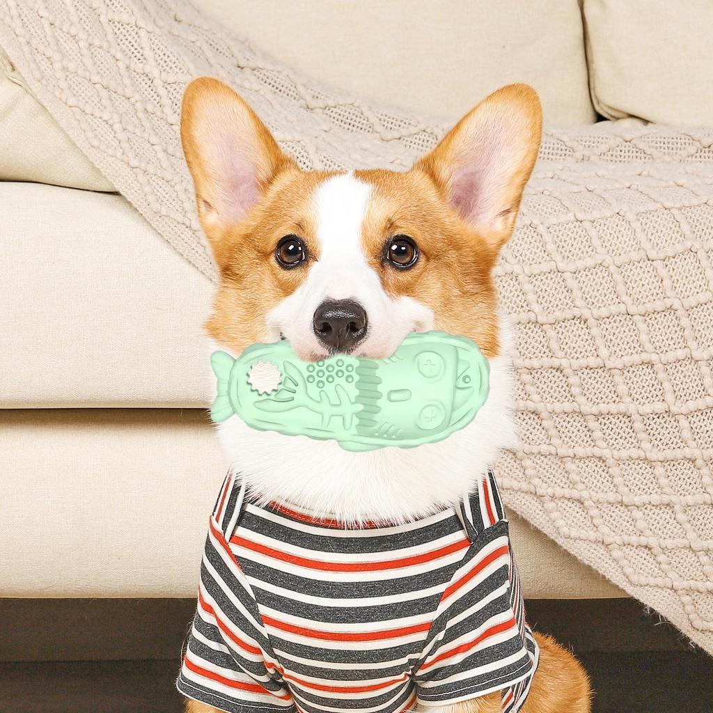 Dog Chew Toys Slipper Shape Puppy Chewer Boredom Play Care Cleaning Small Dog Toy Fetch Indoor Outdoor