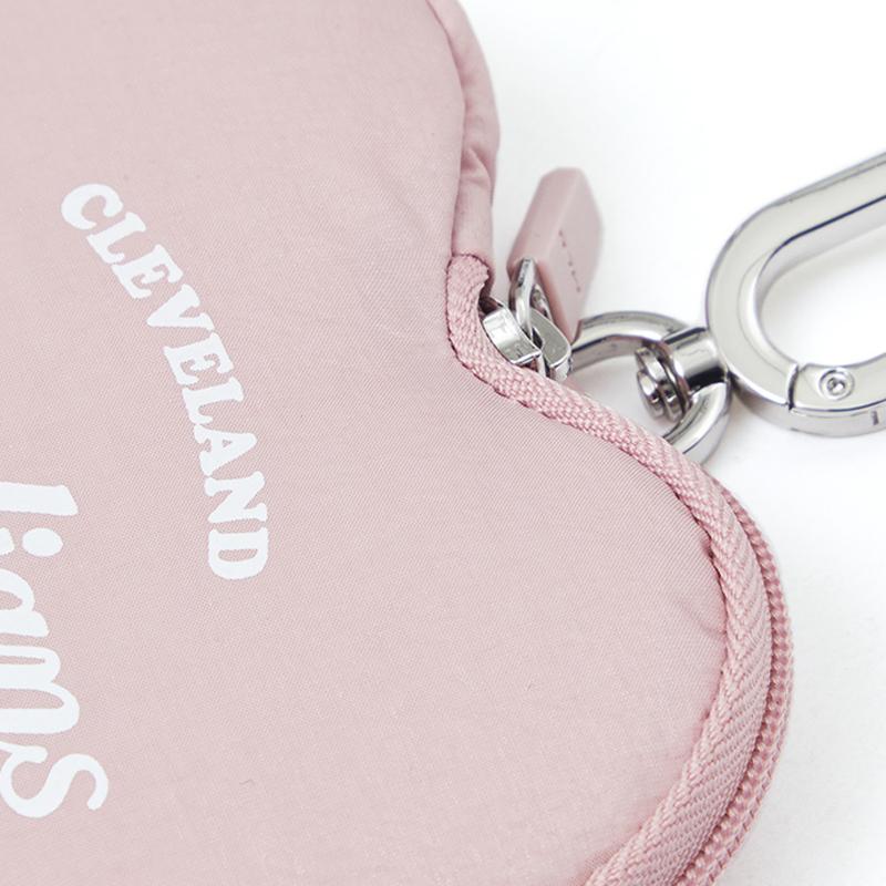 New MLB Cleveland Indians Team Cotton Coin Purse Small Women's Pink 3APOH015N-45PKM