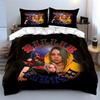 Colorful Billie Eilish Design Bedding Duvet Cover Set Duvet Cover Pillowcases  (1*Duvet Cover 2*Pillowcases, Without Duvet Insert)