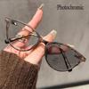 Fashion Large Frame Gradient Colour Women's Presbyopia Glasses Anti-blue Light Personalized High-definition Reading Glasses