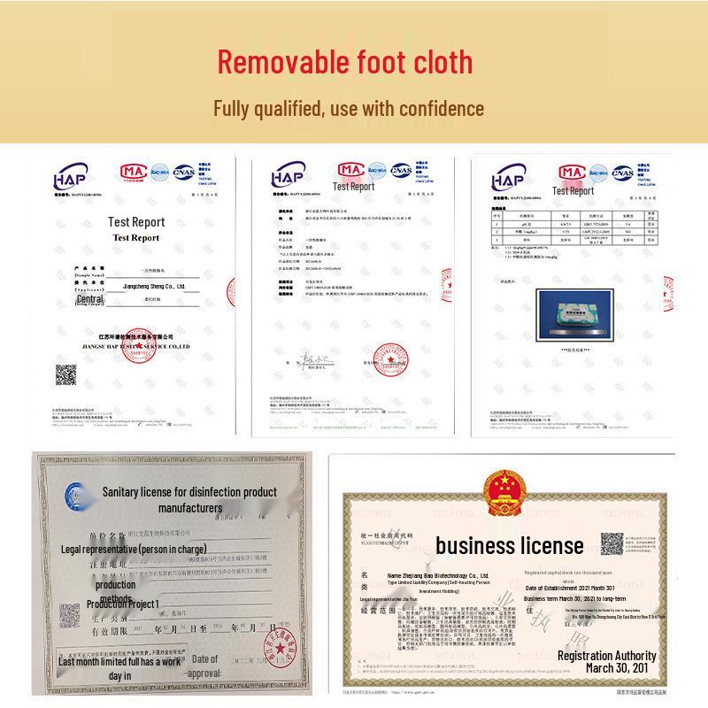 Super Absorbent Dual-Use Disposable Foot Wiping Towels