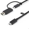 Câble USB C - Startech - USBCCADP - Noir - 1 m - 10000 Mbit/s