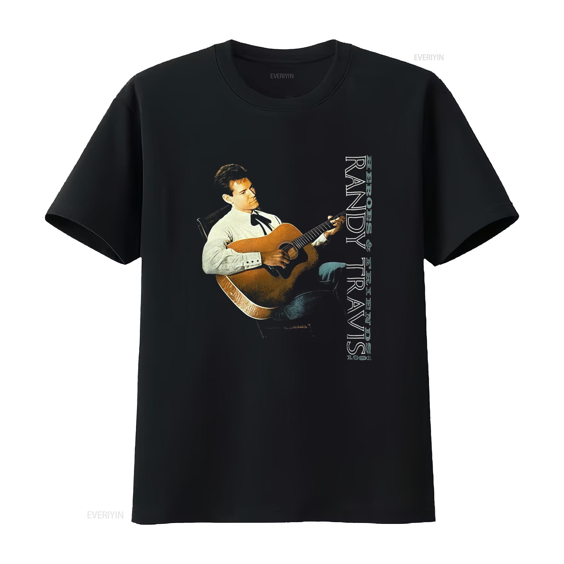 

Vintage 90s Randy Travis Heroes And Friends Country Music Band T Shirt XL vintage Washed Stylish Breathable streetwear 4XL