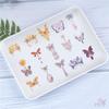 50Pcs/Set Butterfly Jewelry Series 01 PET Stickers Waterproof DIY Fashion Doodle Decals Stickers