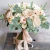 Artificial Eucalyptus Leaf Stem Eucalyptus Branch Festival Bouquet Wedding Scene Bridal Bouquets Party Home Vases DIY Decoration