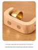 Japanese-Style Solid Wood Doorbell with Suction Cup - Entry Alert & Wind Chime Door Hanger