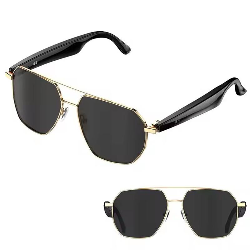 W100C Intelligente KI Übersetzungsbrille Mehrsprachiger Sprachübersetzer Brille BT Anruf Musik Kopfhörer Sonnenbrille Für Männer Frauen