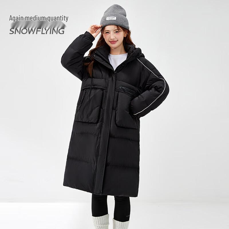 

SNOWFLYING Women s 2025 Mid-Length Thickened Down Jacket L (165cm, 65-75kg)
