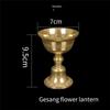 A03F-Hochzeitsbankett Heimtischdekoration Messing Kerzenhalter Serie Buddhistischer Tibetischer Lampenhalter Messing Butterlampe