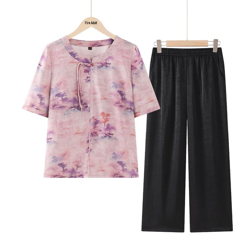 

Datang Madam Women s Breathable Summer Shirt Set 4XL