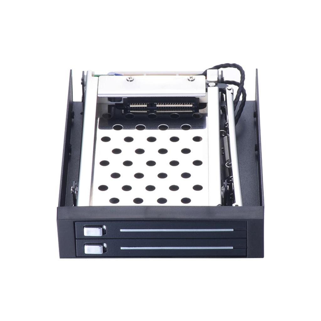 Hard Drive Backplane Enclosure Hot Swap Mobile Rack for 2.5in HDD SDD (Not Inclube Hard Disk)