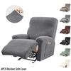 1 Seater Nordic Style Jacquard Recliner Sofa Cover Elastic Split Armchair Chair Cover Removable Protective Case for Living Room