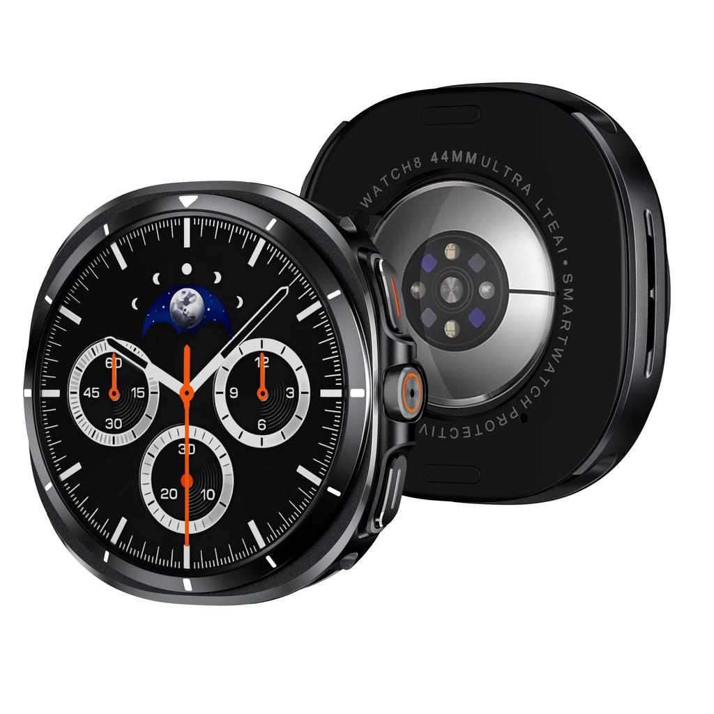 Metal Case Accessories for Samsung Galaxy Watch 8 40/44MM Protective Cover For Galaxy Watch 8 Upgrade To Ultra 47mm Hard Frame