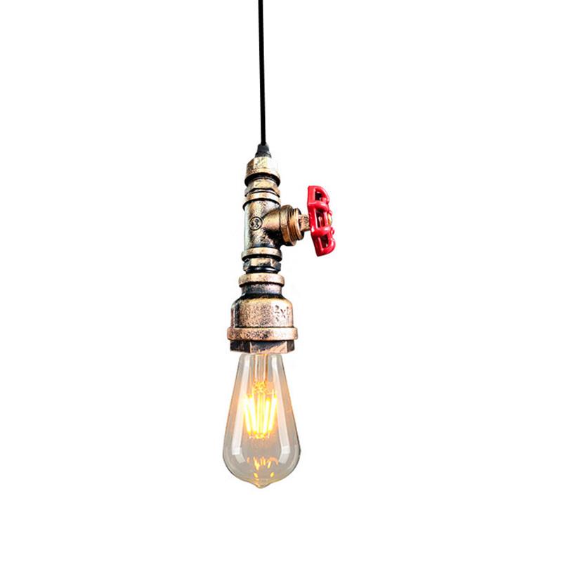 American Industrial Retro Pendant Light - Creative Water Pipe Design for Restaurants and Bars