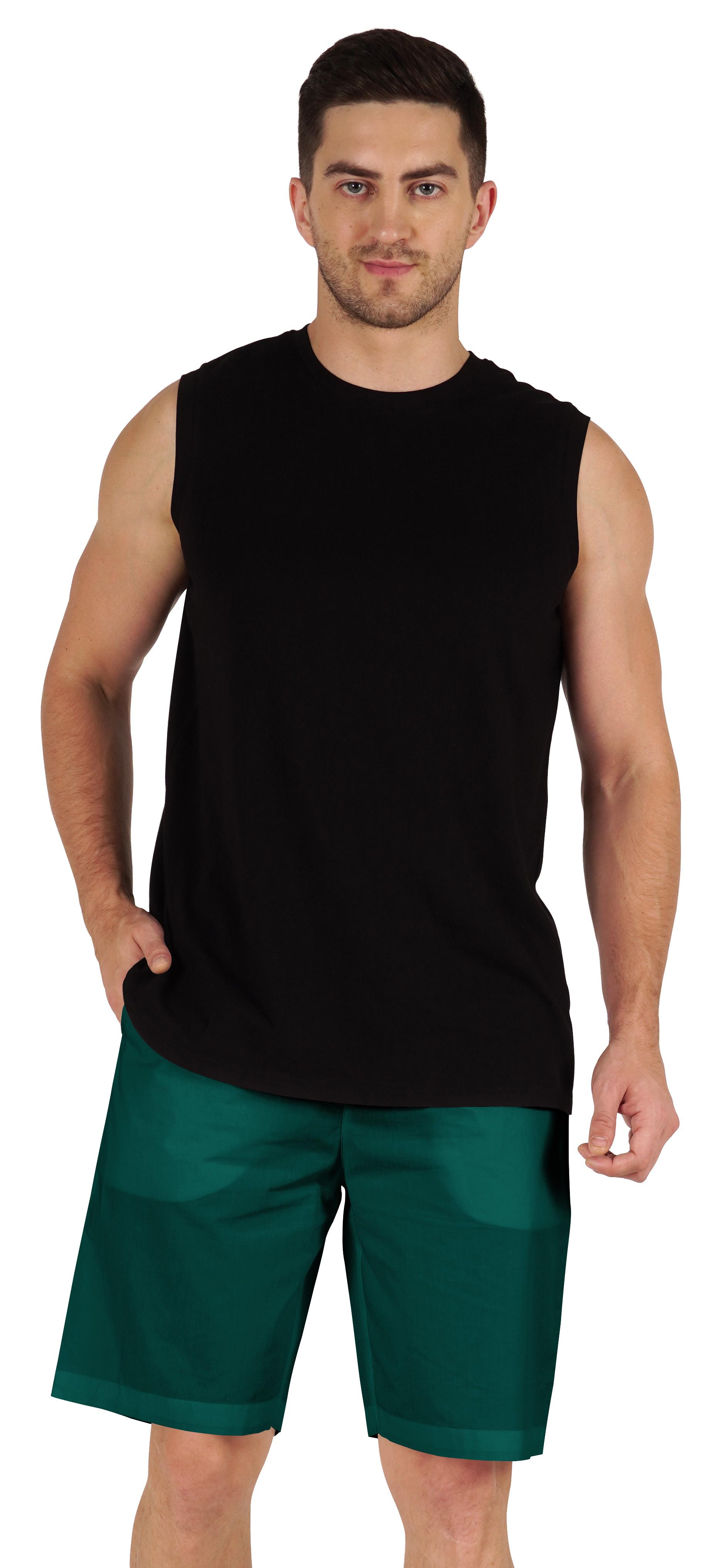 

Повсякденні однотонні шорти з еластичною талією Inkmeso для чоловіків, одяг для відпочинку з кишенями, бавовняні шорти XX-Large чирок зелений колір