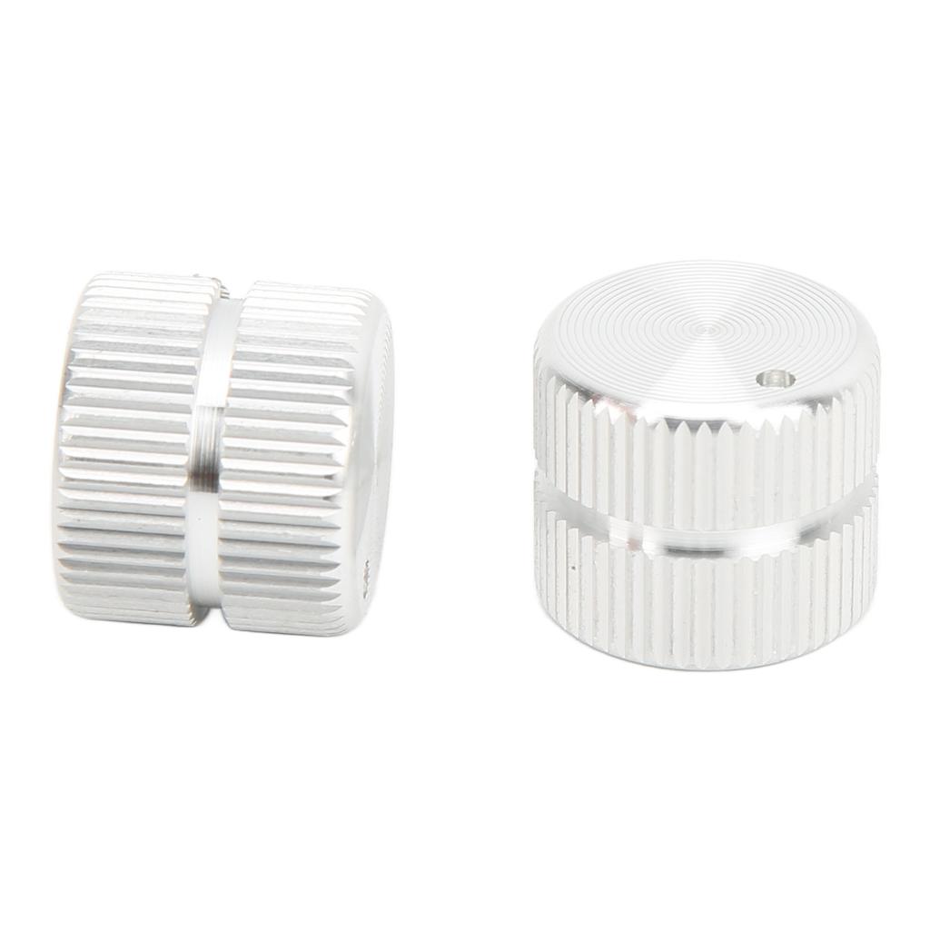 2PCS Guitar Panel Knobs with Hex Wrench Metal Knob Replacement Electric Guitar Accessories