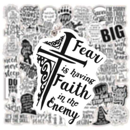 

Yousheng 50 шт./компл., черно-белые наклейки со словами, самоклеящиеся, водонепроницаемые, из ПВХ, чехол для телефона «сделай сам», чашка для багажа, скейтборда, ноутбука, альбом для скрапбукинга, комплект наклеек с граффити