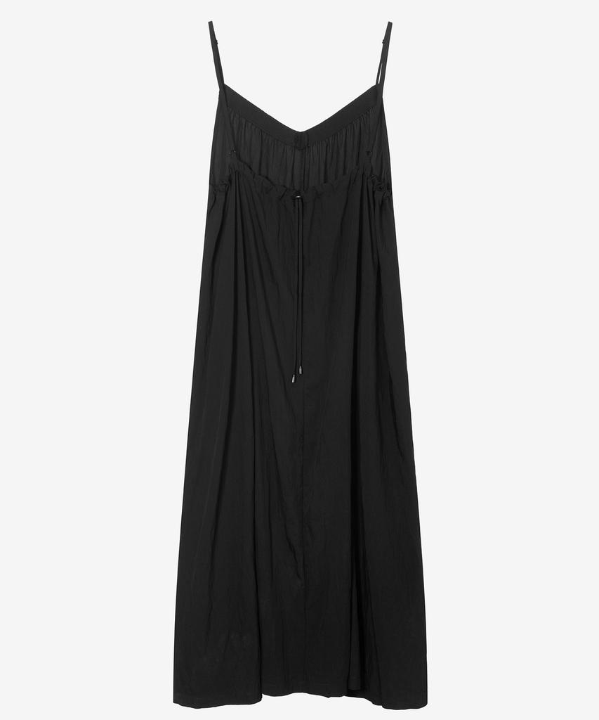 Mind Bridge Woman [W] V-Neck Black Sleeveless Long Dress