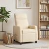 Massage Recliner Cream Fabric