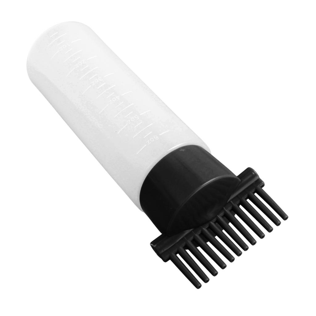 5 Pcs Root Comb Applicator Bottle with Scale Oil Applicator for Hair Dye Hair Oiling Bottle for