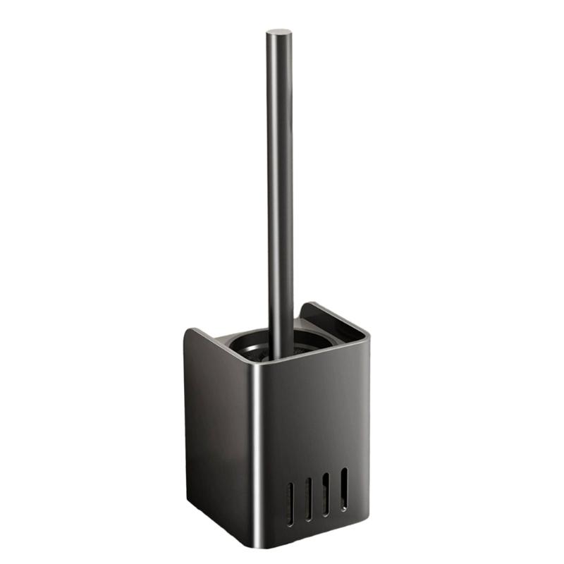 Toilet Brush Practical Bathroom Cleaning Brush Floor Freestanding or Wall Mounted for Home and Public Restrooms