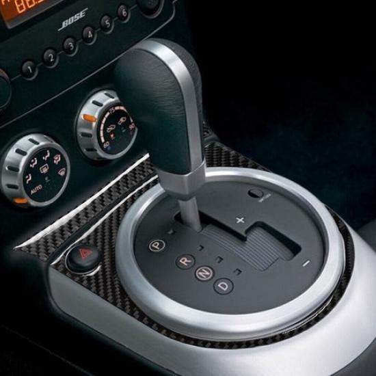 Carbon Fiber Interior Gear Shift Panel Frame Cover Trim For Nissan 350Z 2006-09