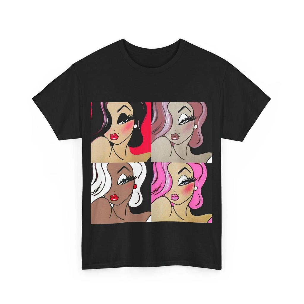 JESSICA ROGER RABBIT TEE POP ART SEXY Maglietta FUMETTO MODA REGALO UOMO DONNA ADOLESCENTE