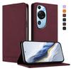 Magnetic Flip Leather Wallet Phone Case With Card Holder For Huawei P60 Art P60 P50 P40 P30 P20 Pro Lite Shockproof Cover
