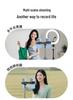 Dual-Camera Phone Holder: C21B Floor & Desktop Shooting Stand with 17mm Universal Ball Head