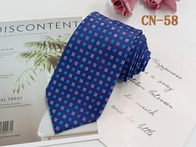 Herren Formell 8cm Schwarz Gestreifte Krawatte, Polyester-Seide, Jacquard Garngefärbt, Handgestrickt.