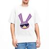 Amazing Circus Jax TADC Rabbit Men's Kids T Shirt Vintage Tee Shirt Short Sleeve Round Neck T-Shirts Cotton Printing Tops
