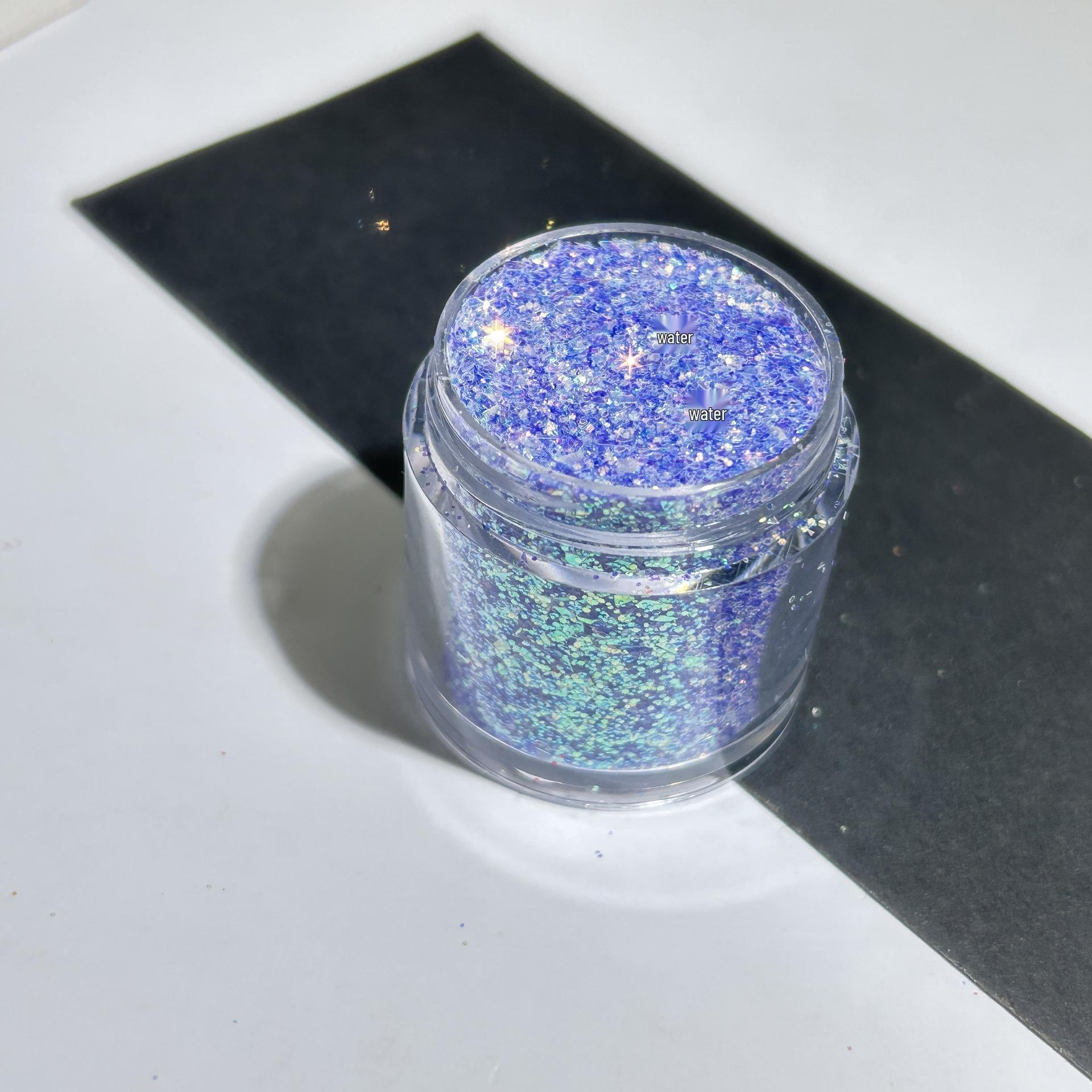 Blazing Starry Sky Glitter Sequins for Nail Art & DIY Crafts 10 ml - canned