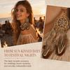 Rhinestone Crystal Long Tassel Earrings Bohemian Dangle Women's Earrings  Bride