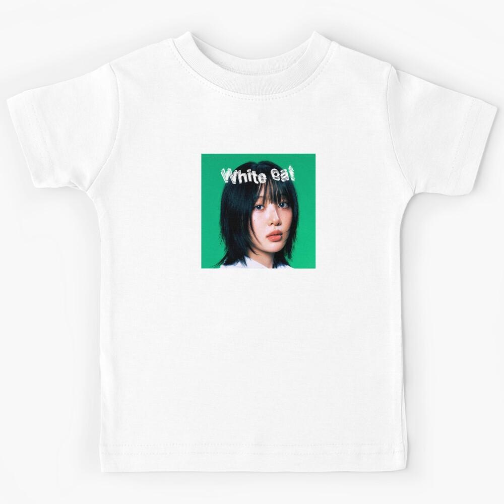 Yves White cat Kids T-Shirt 170