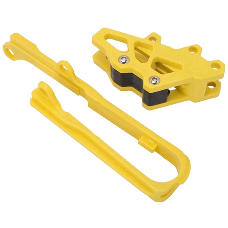 Для Suzuki DR-Z400 DR-Z400E DR-Z400S 2000-2017 Комплект запчастей Направляющая цепи Мотоцикл Защита направляющей цепи + Защита направляющей цепи