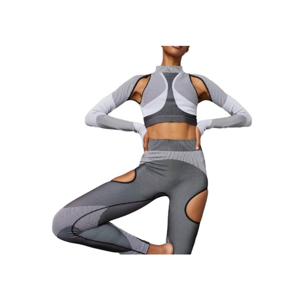 Adidas X Rui Zhou Collaboration FW23 Hollow Design Long Sleeve T-Shirt Women Tops Black White IB1261