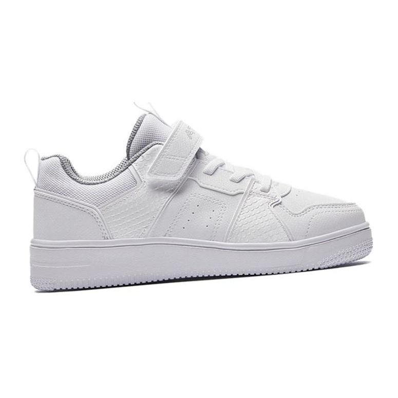 Anta Kids Shock Absorbing Wear Resistant Low Top Kids Skate Shoes Kids Skate Shoes White A312418008-4